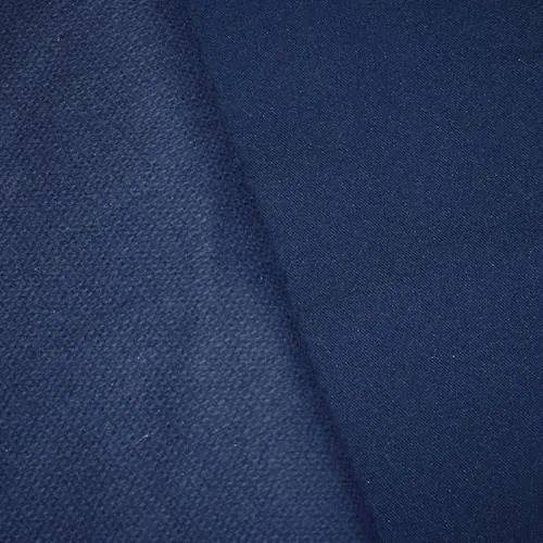 1 YD PC-Mosaic Blue Wool Blend Doublewoven Jacketing Fabric