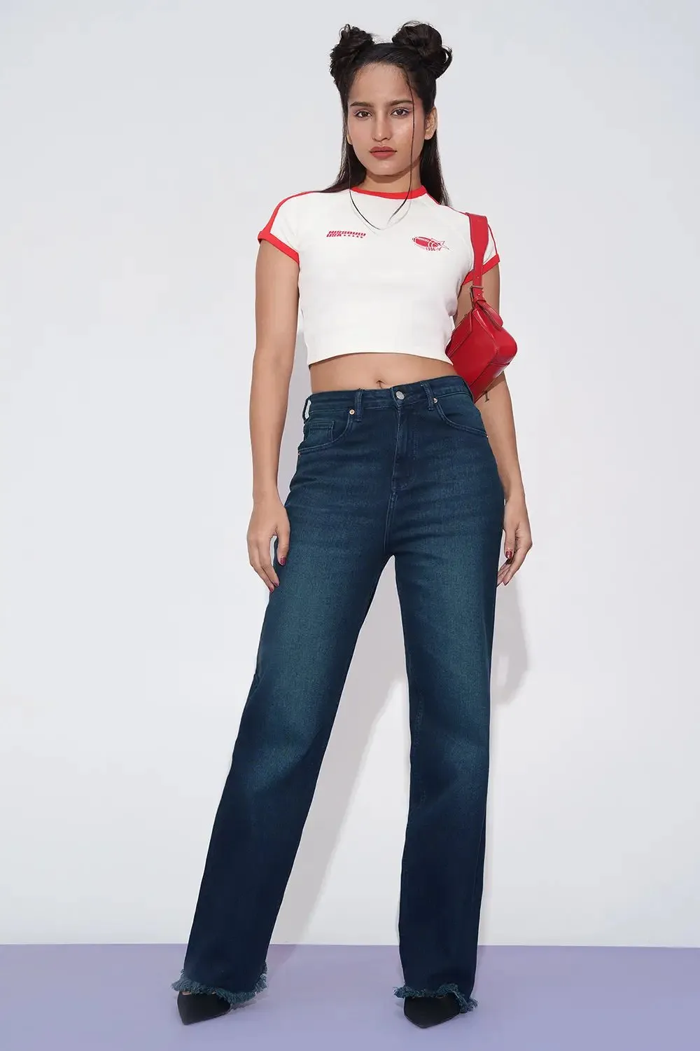 Aqua Glam Straight fit Jeans