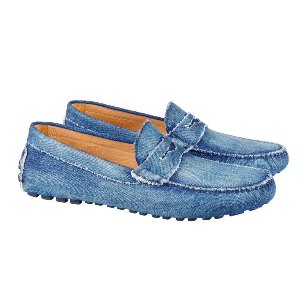 ARTIGIANO ROMA Denim Penny Loafer DENIM