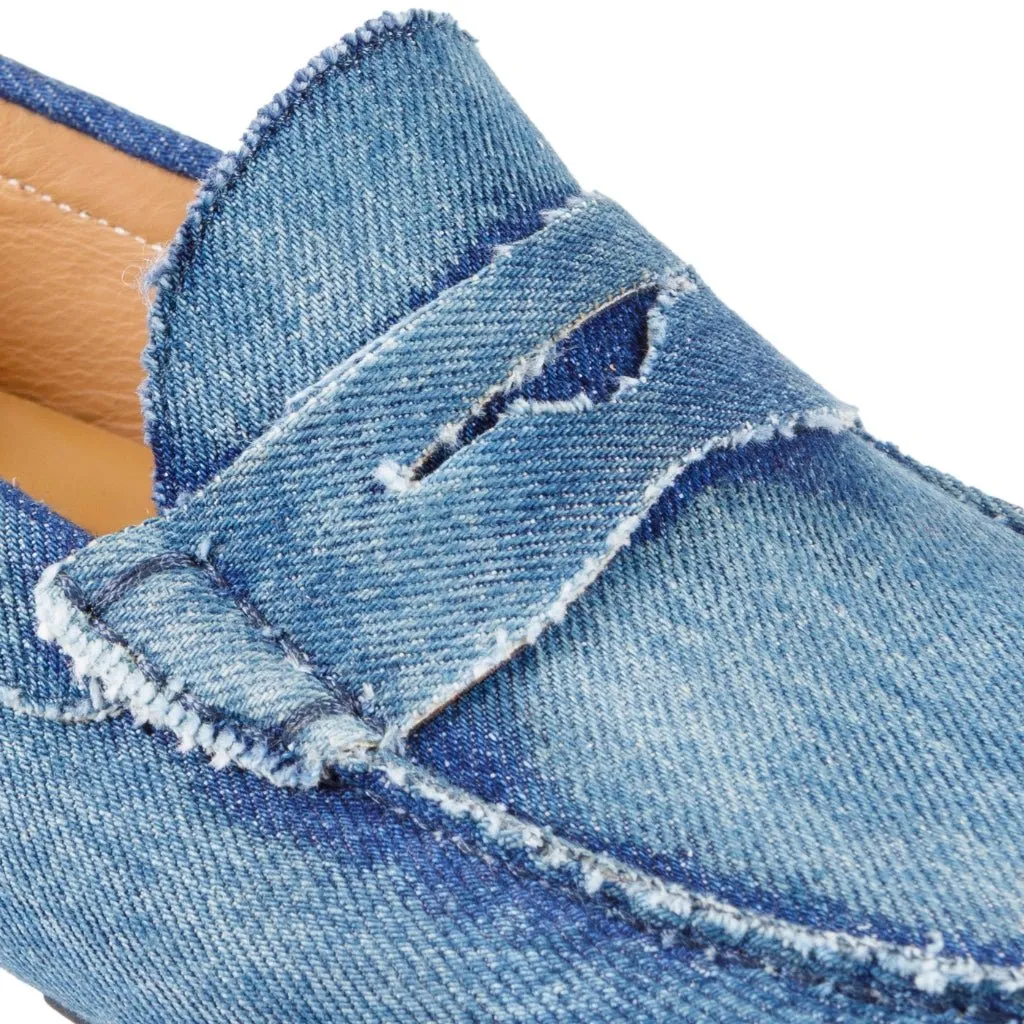 ARTIGIANO ROMA Denim Penny Loafer DENIM