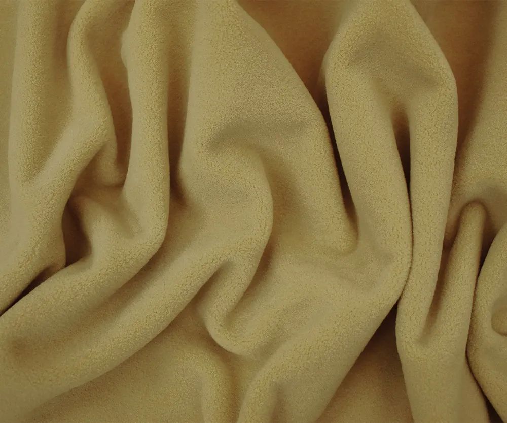 Beige Polyester Heavy Weight Polartec Wind Pro Knit Fabric