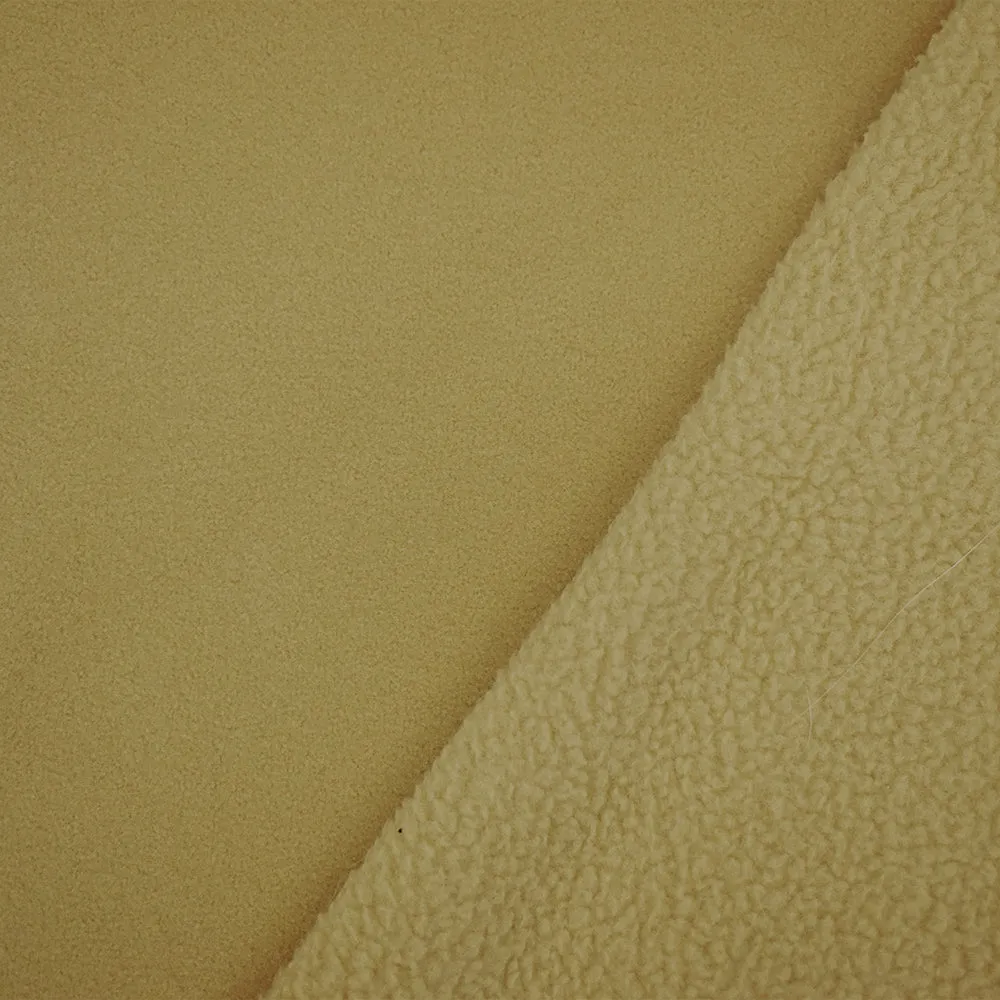 Beige Polyester Heavy Weight Polartec Wind Pro Knit Fabric