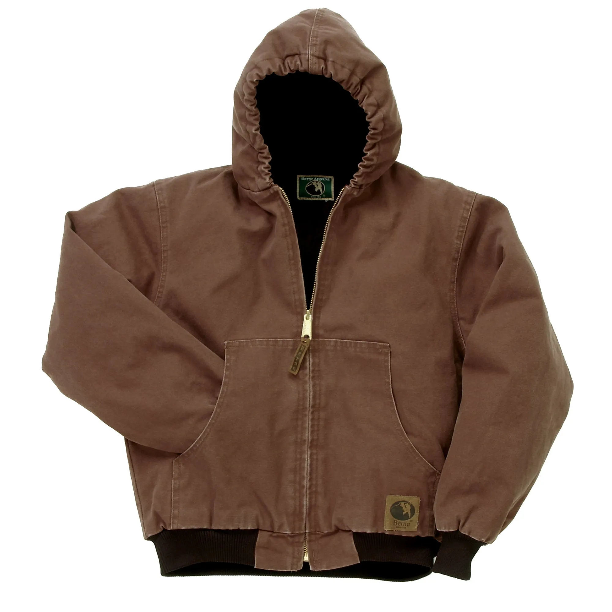 Berne Boys Bark 100% Cotton Toddler Hooded Jacket