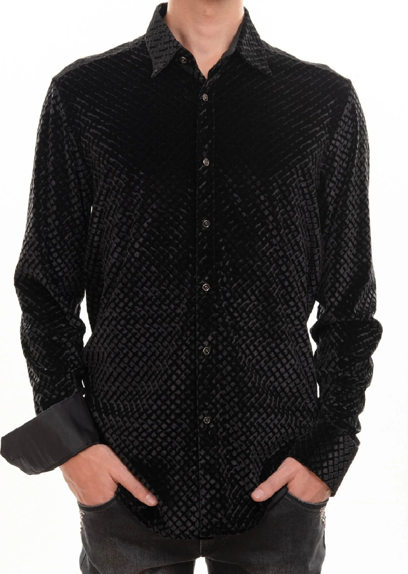 Black Diamond Luxe Velvet Shirt