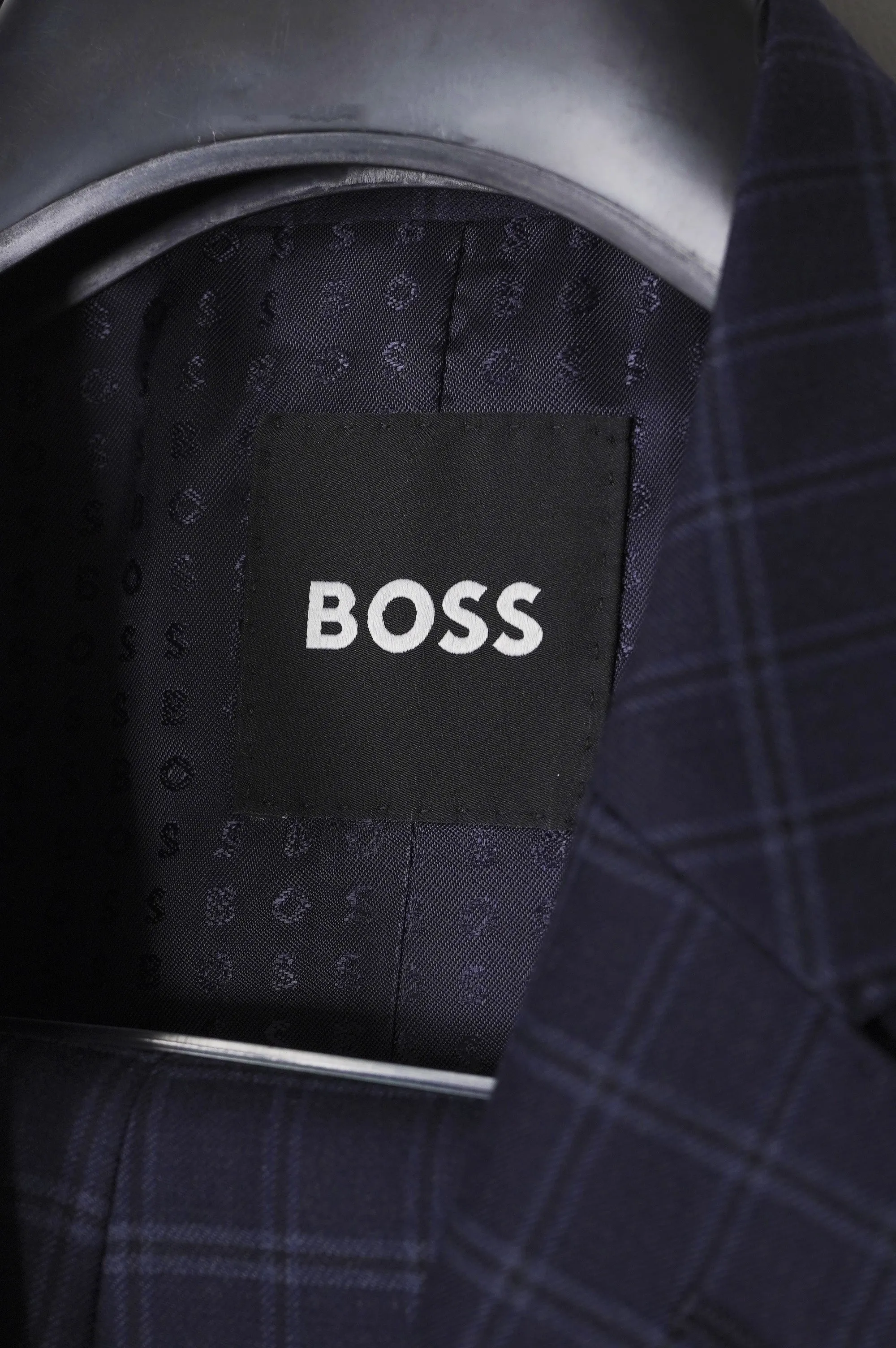 Boss 3 Piece Suit - H-Huge - Blue Check