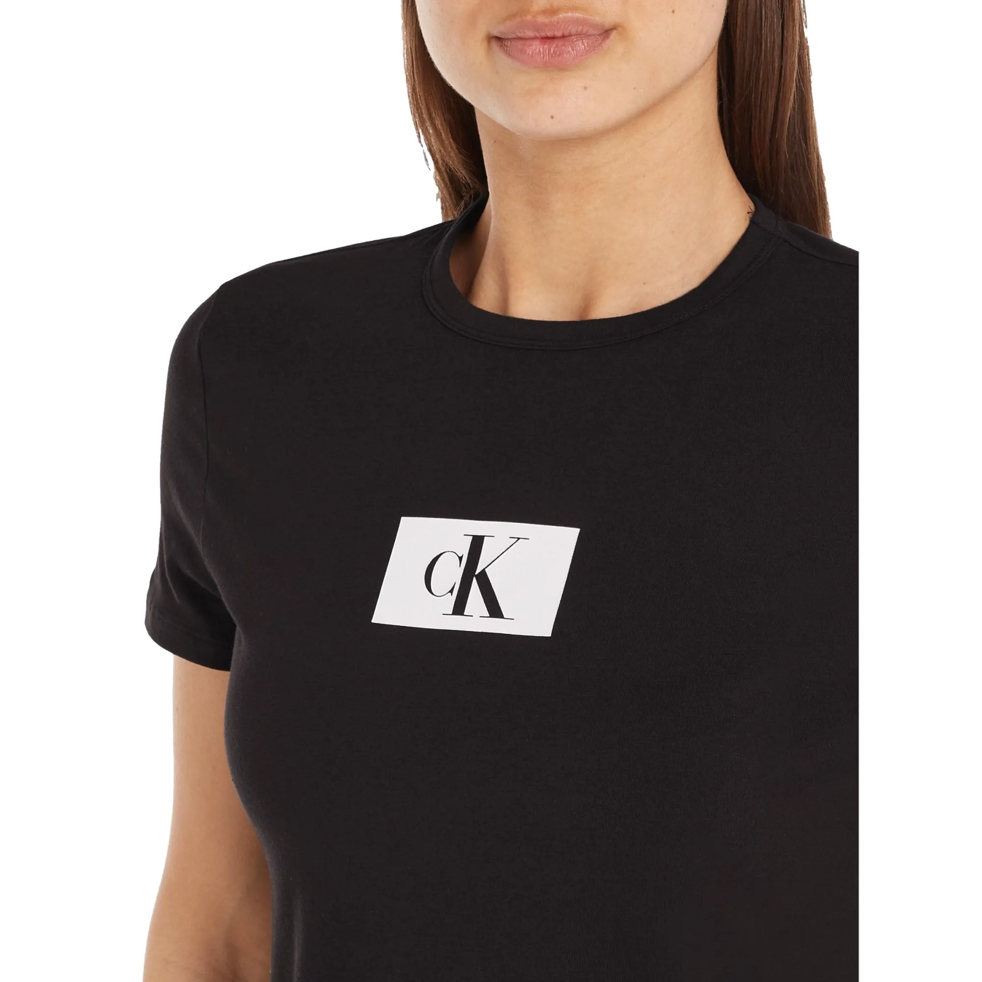 Calvin Klein 1996 Lounge Short Sleeve Crew Neck T-Shirt - Black