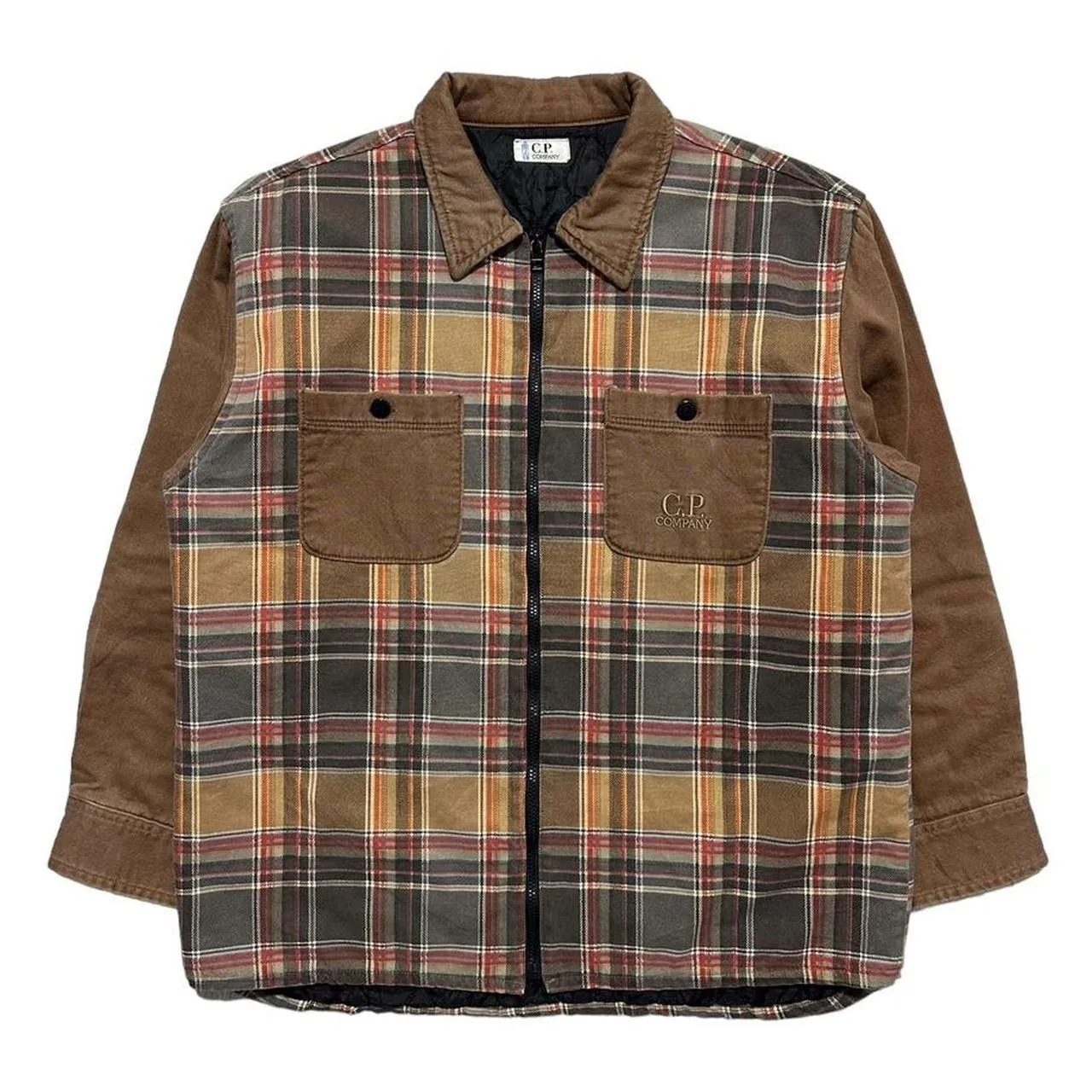 CP Company Quilted Plaid Overshirt