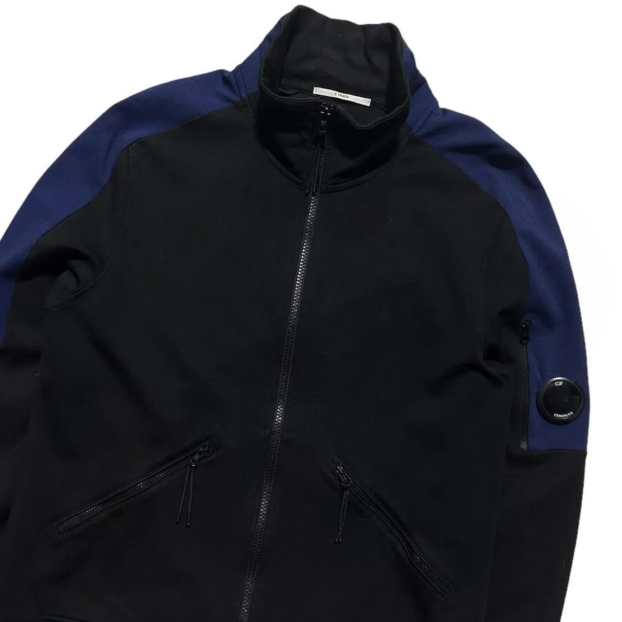 CP Company T Track Black & Blue Zip Up