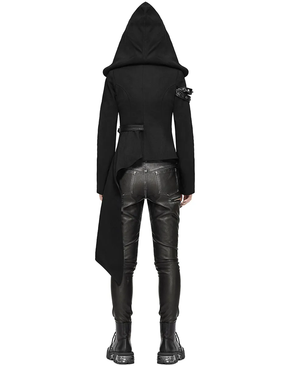 Devil Fashion Aconitia Womens Dieselpunk Hooded Coat