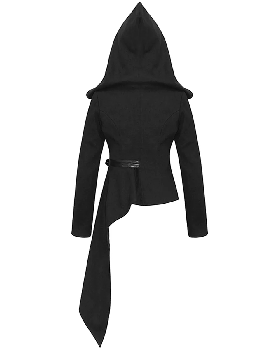 Devil Fashion Aconitia Womens Dieselpunk Hooded Coat