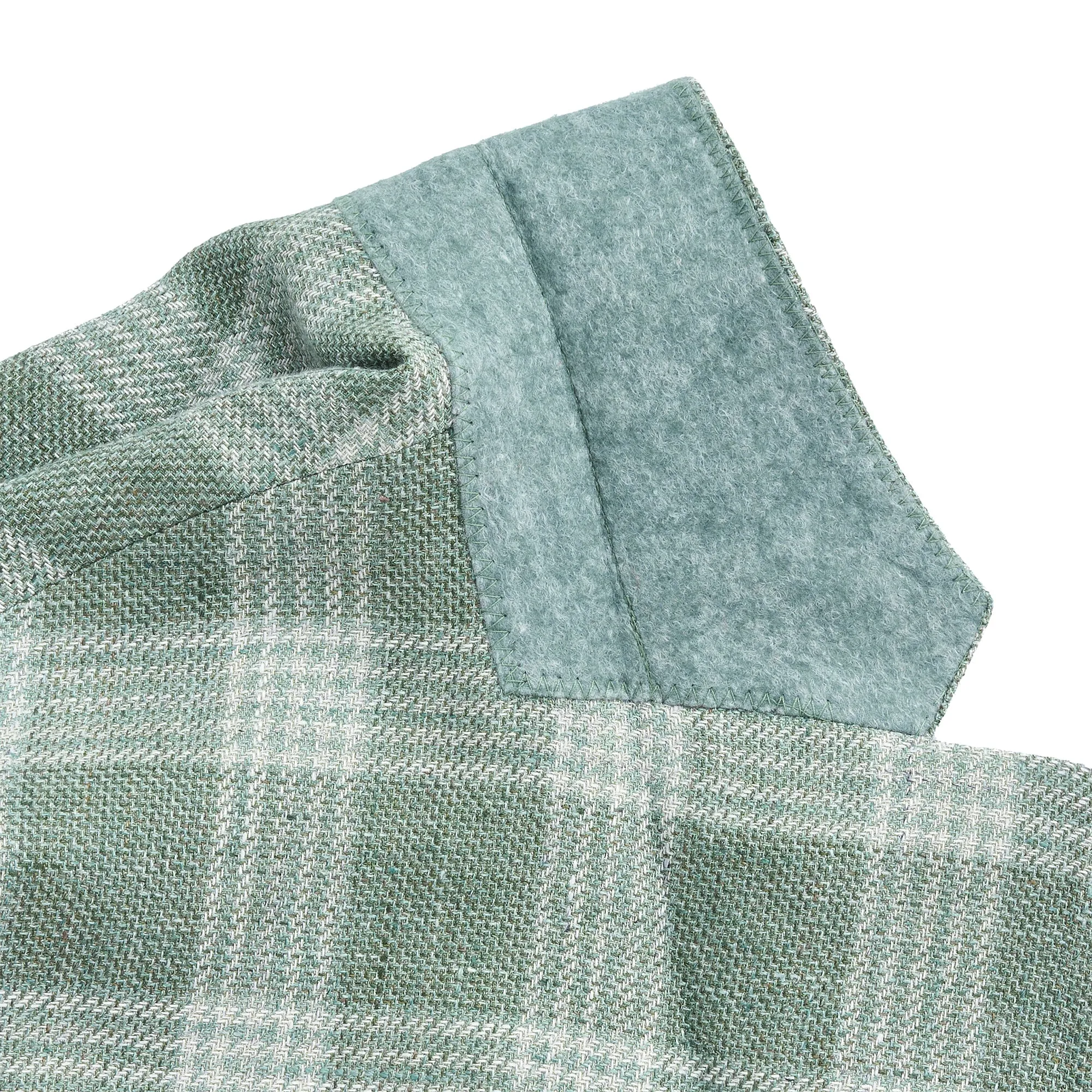 Drago Vintage Green Plaid Sport Coat