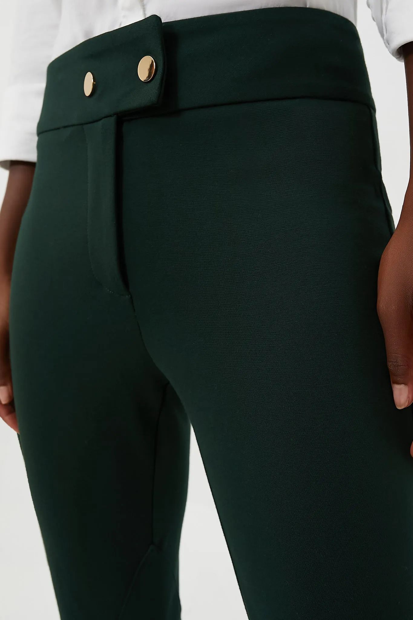 Green Ponte Bridwell Riding Pants