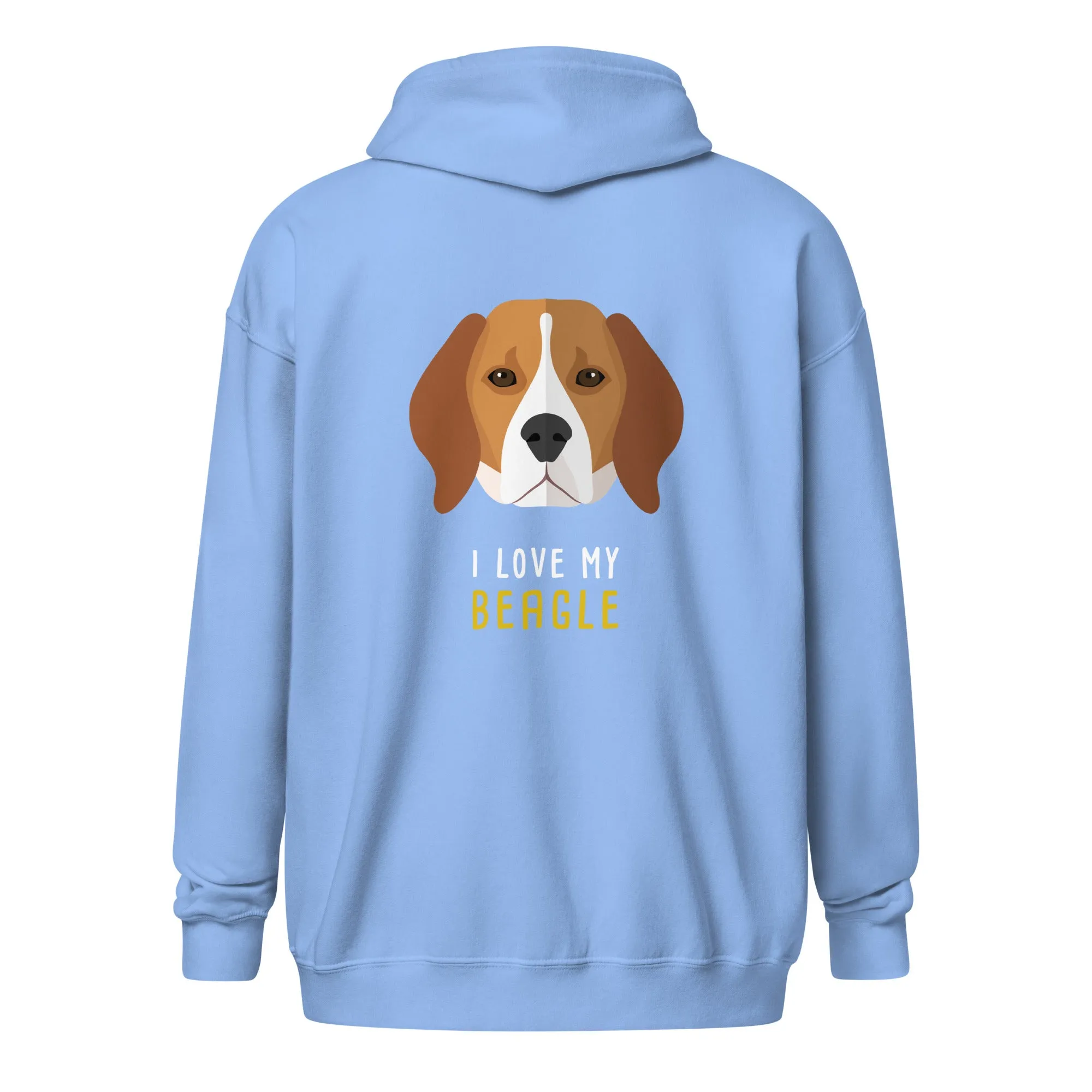 I love my Beagle Unisex Zip Hoodie