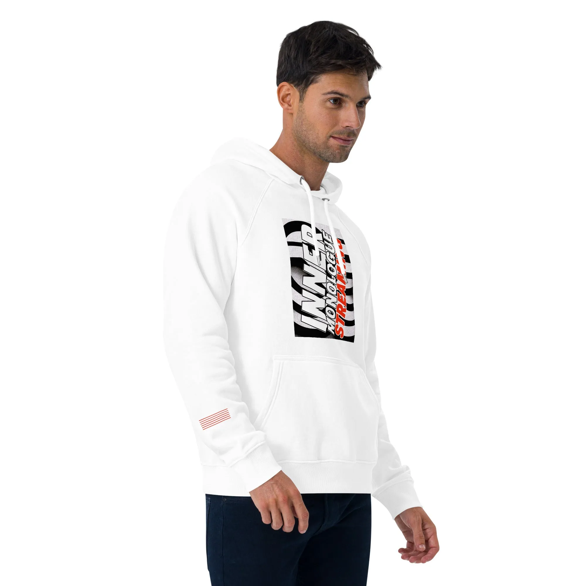 I.M. STREAMING Unisex eco raglan hoodie