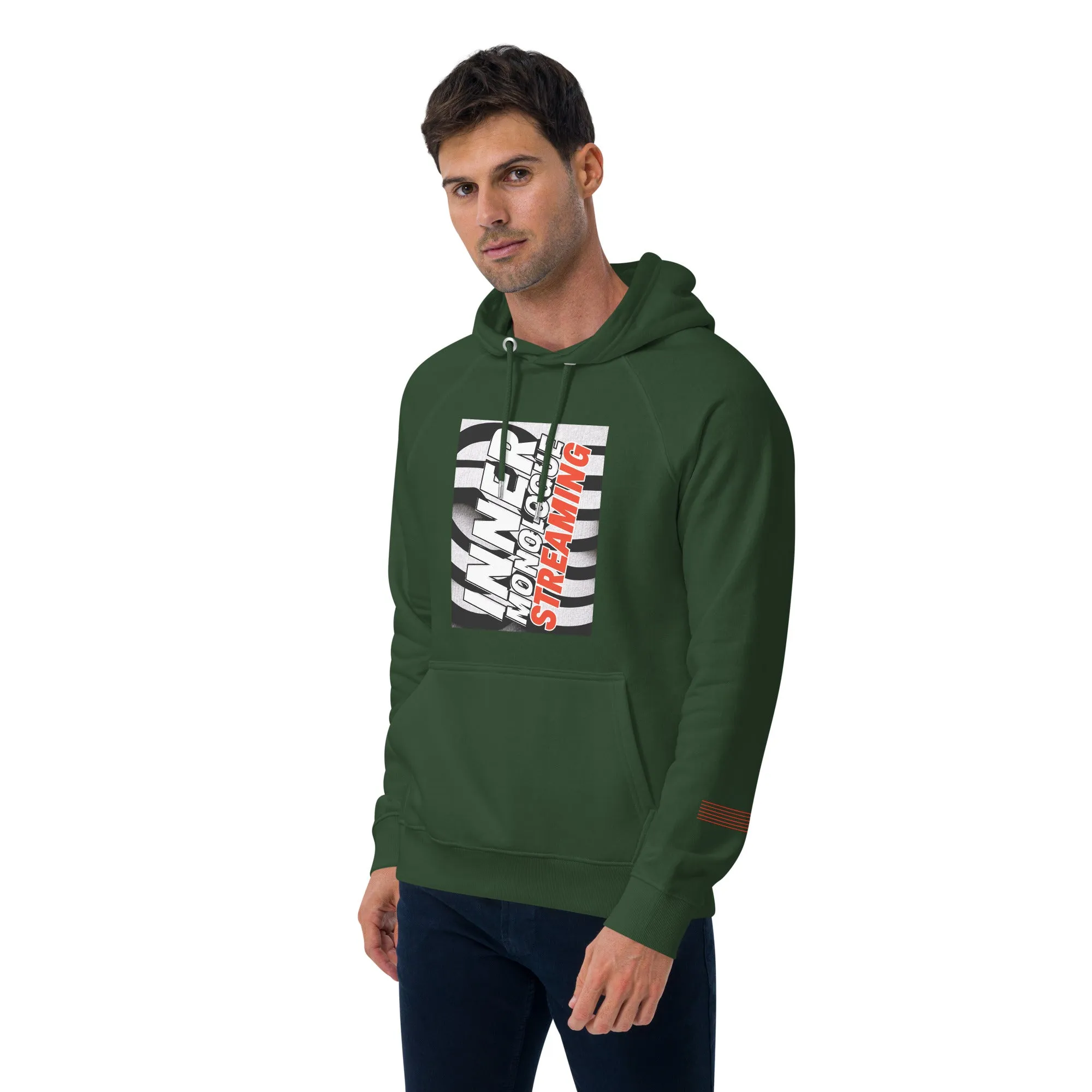 I.M. STREAMING Unisex eco raglan hoodie