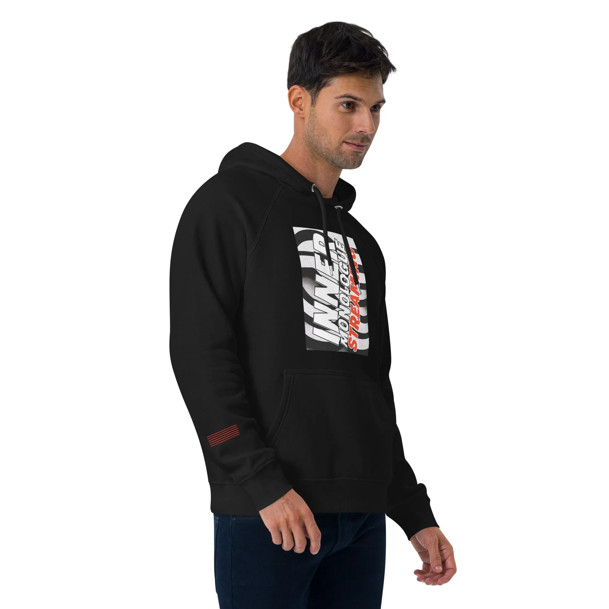 I.M. STREAMING Unisex eco raglan hoodie