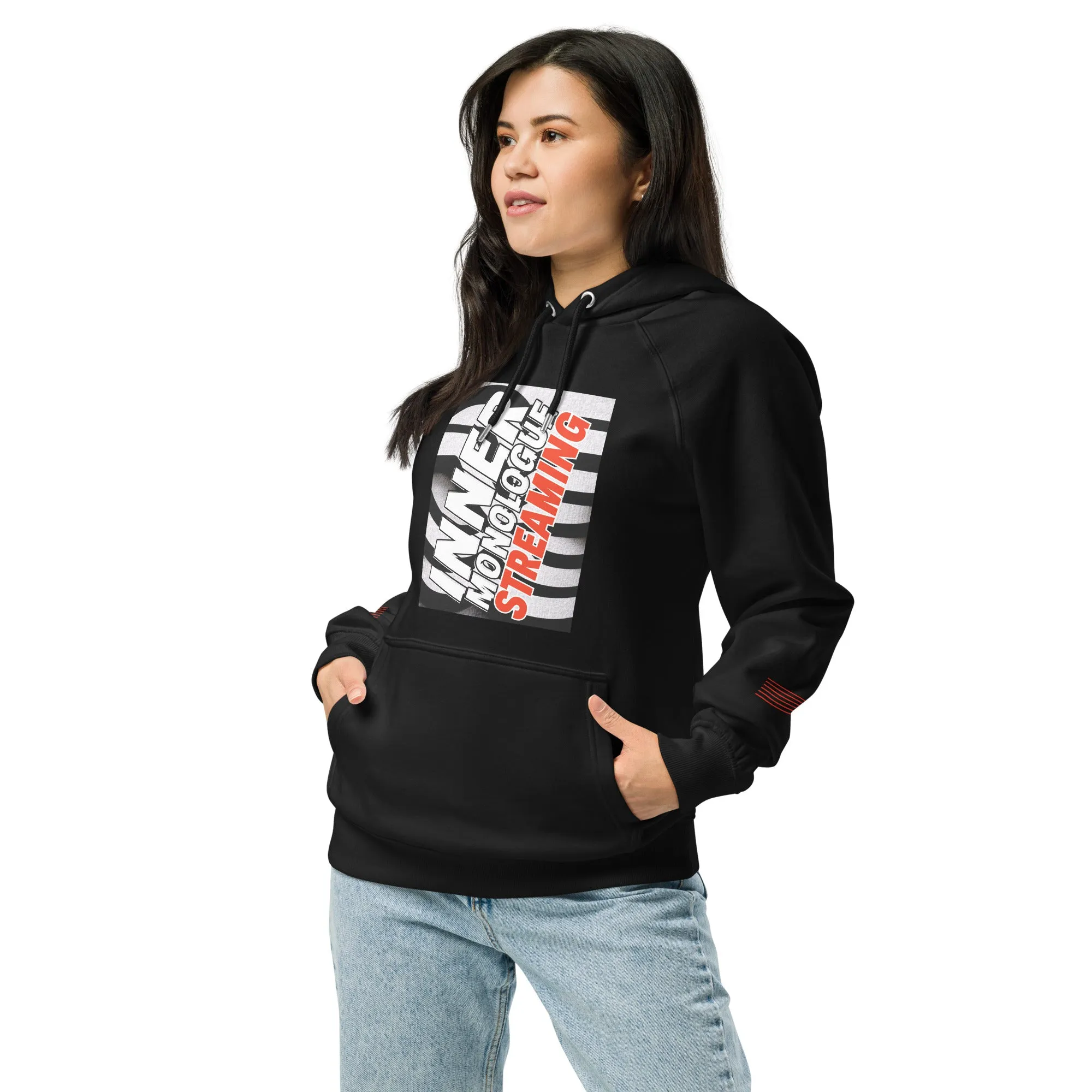 I.M. STREAMING Unisex eco raglan hoodie