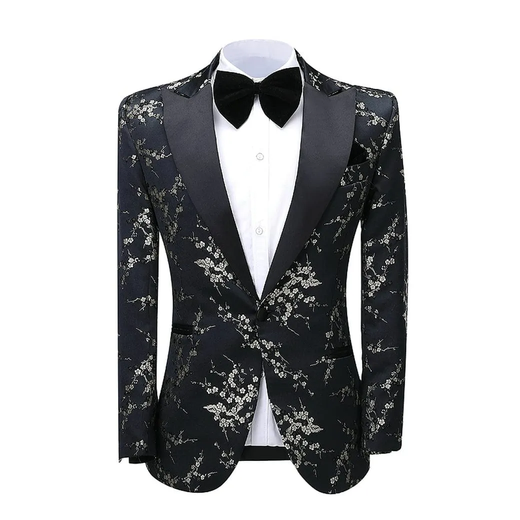 Mens Formal Suits Slim Fit, Shawl Lapel 2 Piece Suits for Wedding Party