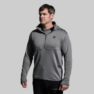 Men's Quiver Half Zip Hoodie (Wolf Grey)