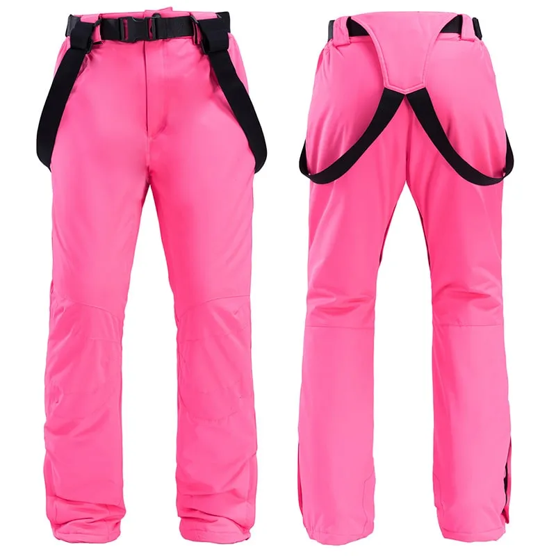 Men's Unisex Winter Skye Outdoor Snow Pants Ski Bibs