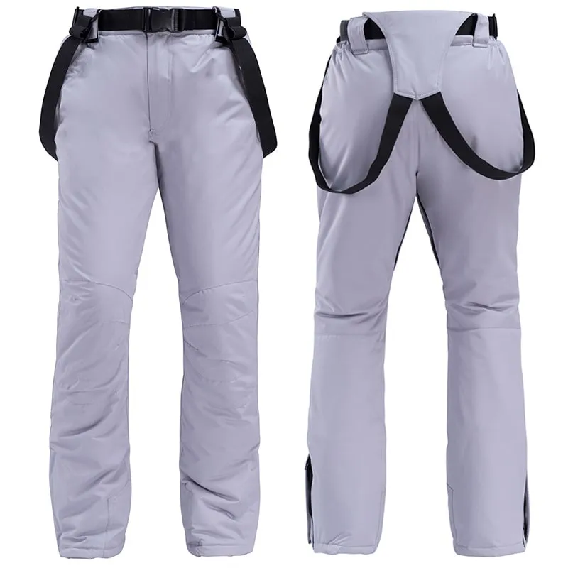 Men's Unisex Winter Skye Outdoor Snow Pants Ski Bibs