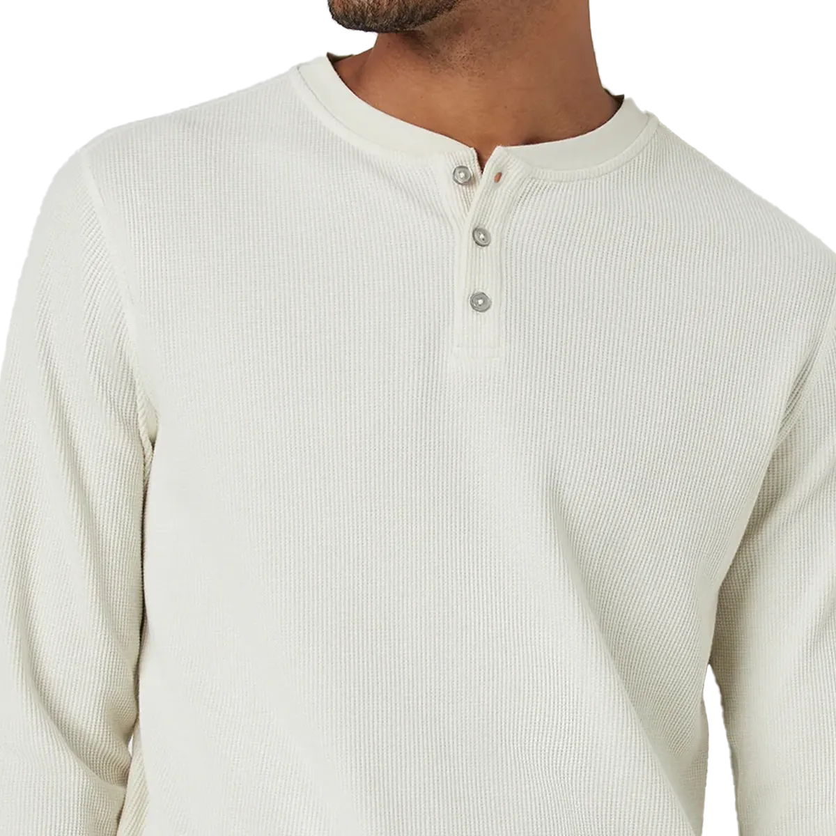 Men's Waffle Henley