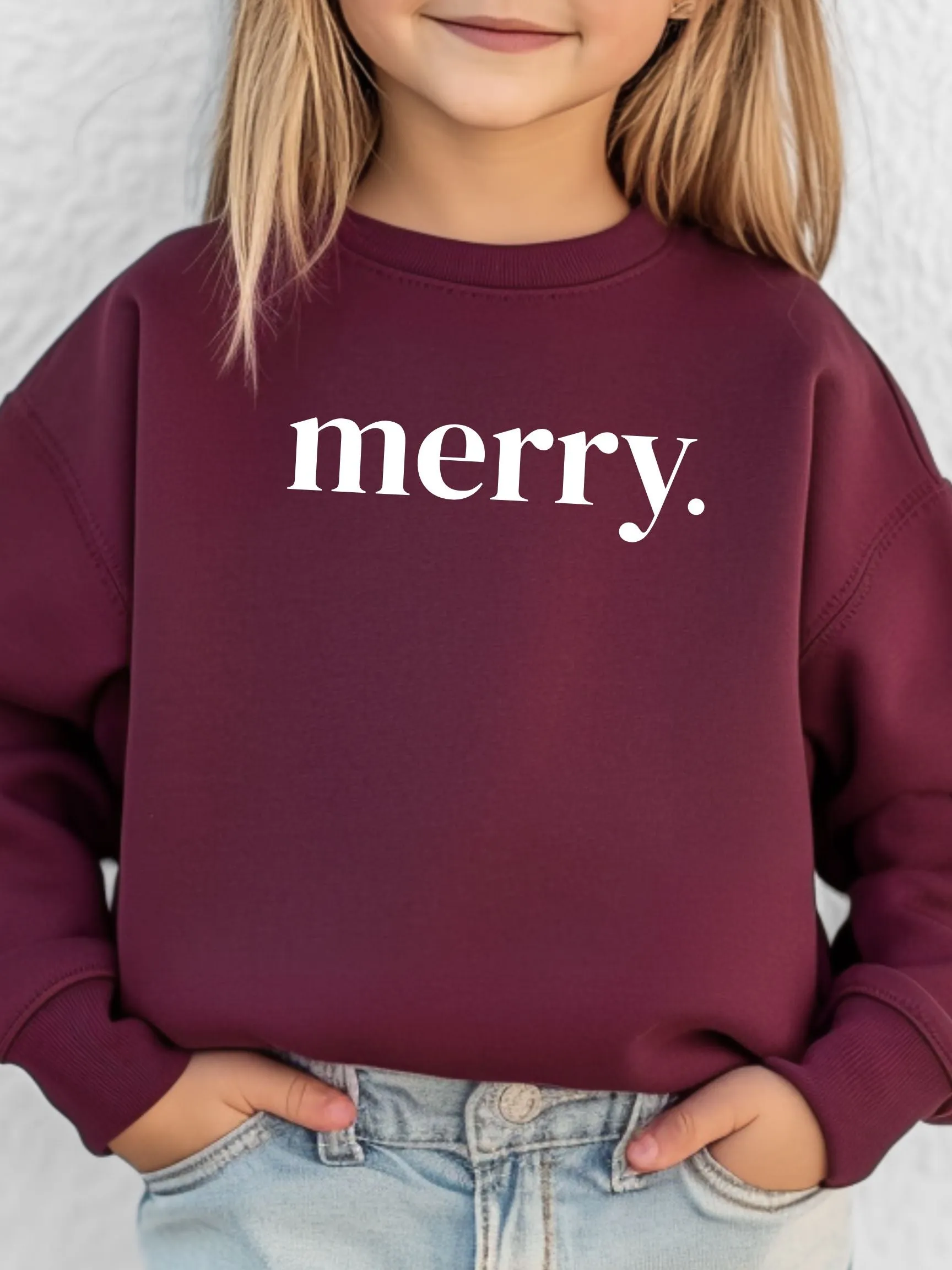 Merry Sweatshirt Kids