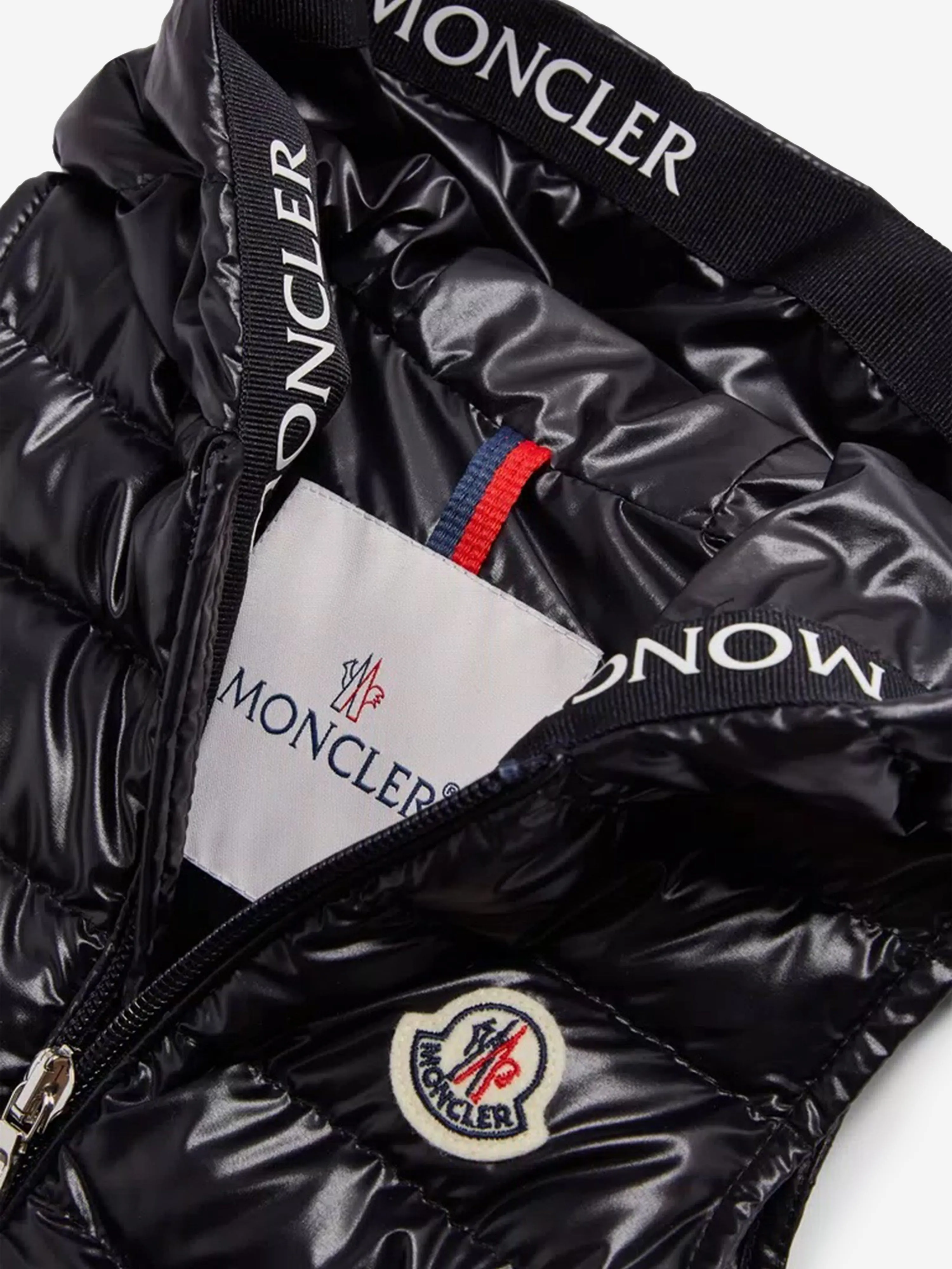 Moncler Enfant Baby Boys Down Padded Couronne Gilet in Navy