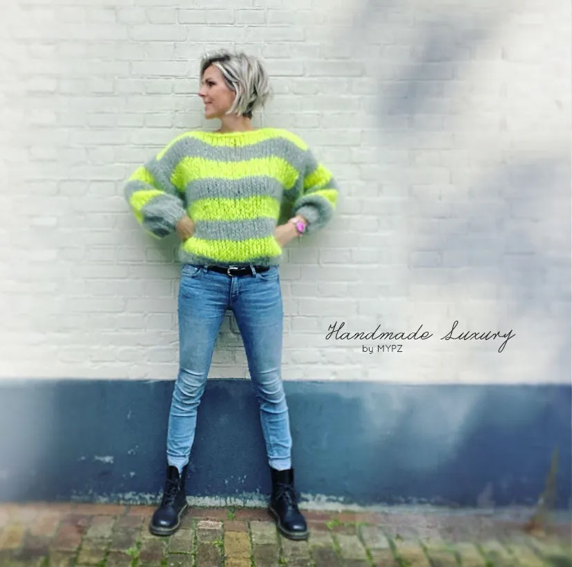 MYPZ basic chunky pullover Neon