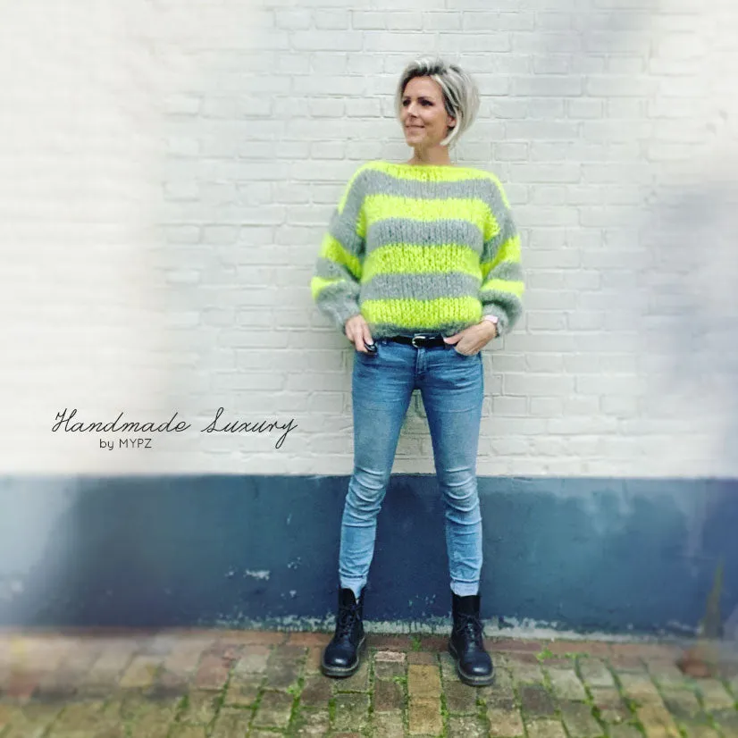 MYPZ basic chunky pullover Neon