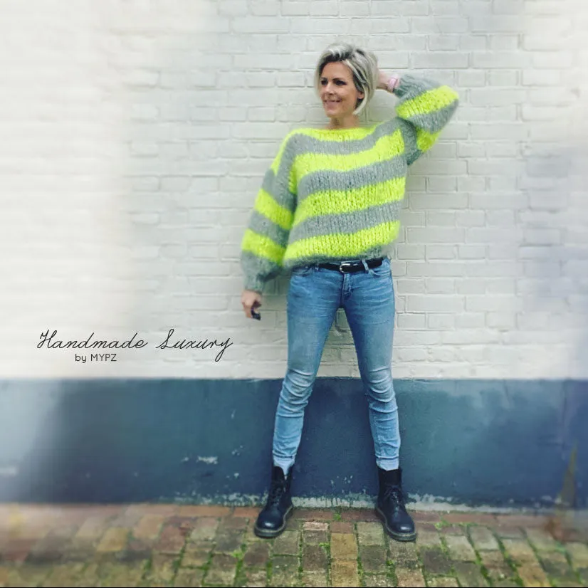 MYPZ basic chunky pullover Neon