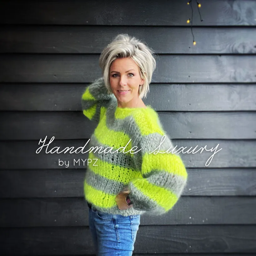 MYPZ basic chunky pullover Neon