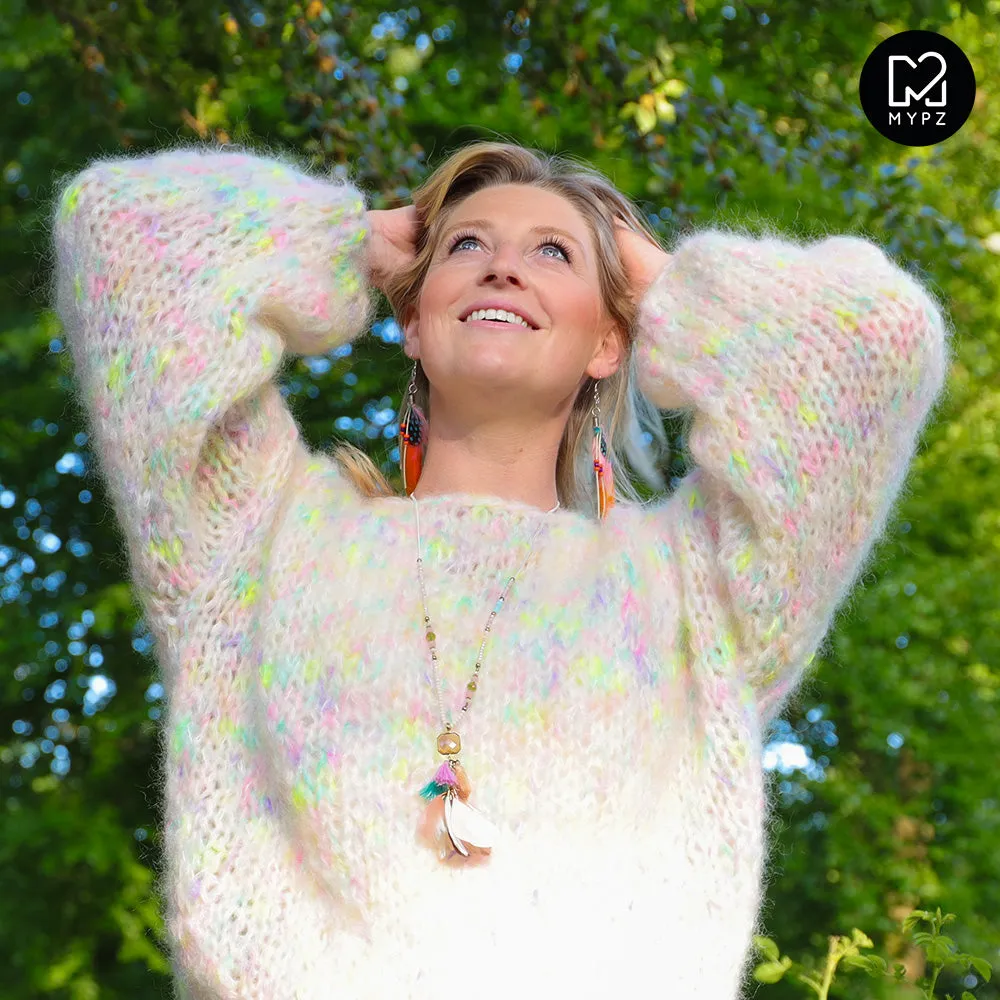 MYPZ Chunky Mohair Pullover Happy Mess