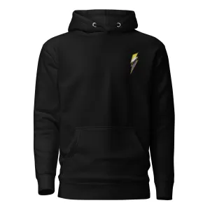 Non-Binary Pride Lightning Embroidered Hoodie