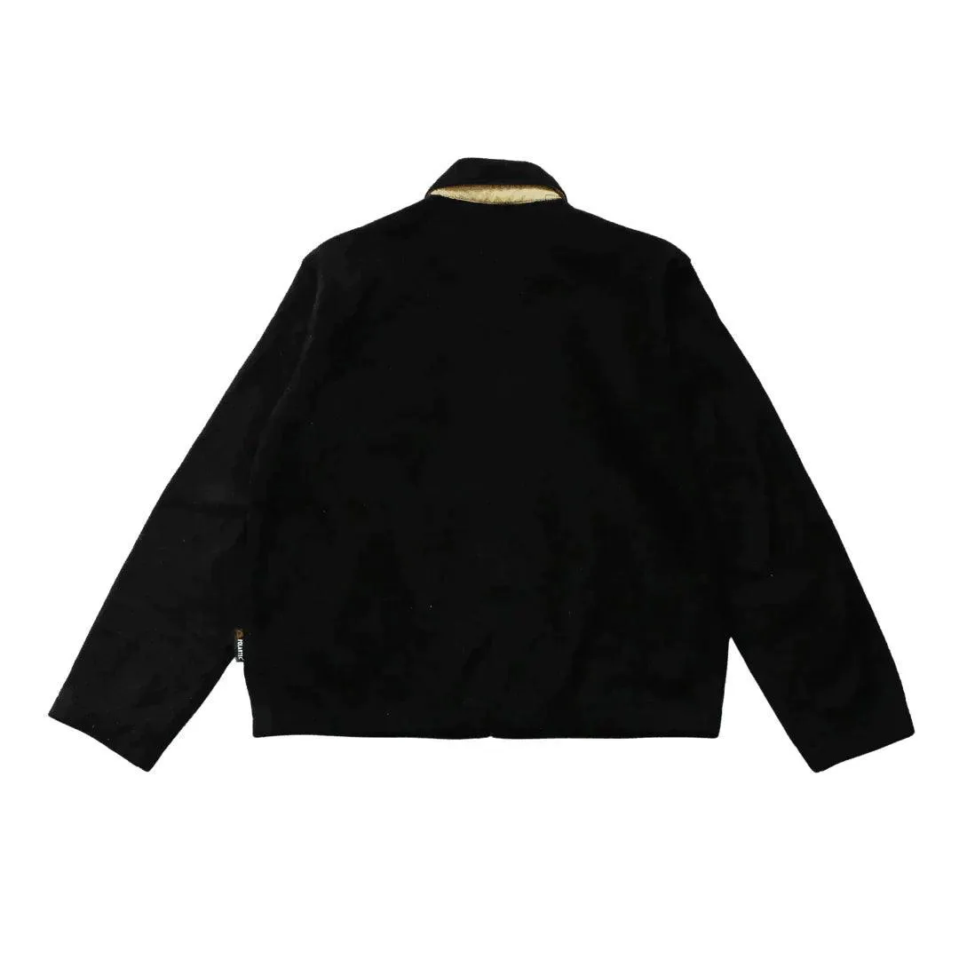 POLO RALPH LAUREN POLARTEC BLACK HARRINGTON JACKET  (S)