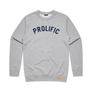 Prolific Crew Neck -  Heather Grey