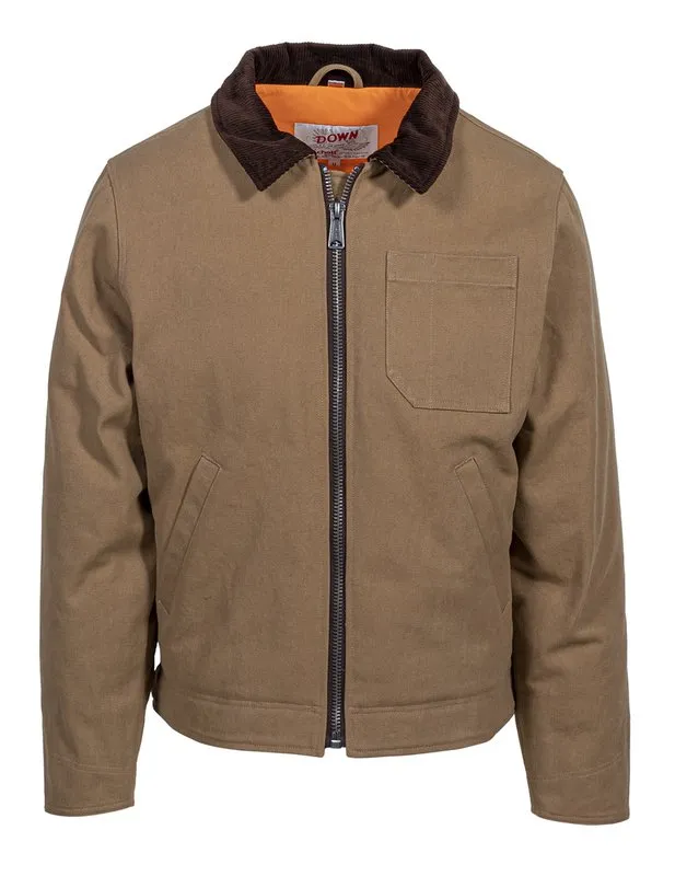 SCHOTT  NYC. UNION CANVAS DOWN FILLED  JACKET Men’s -KHAKI