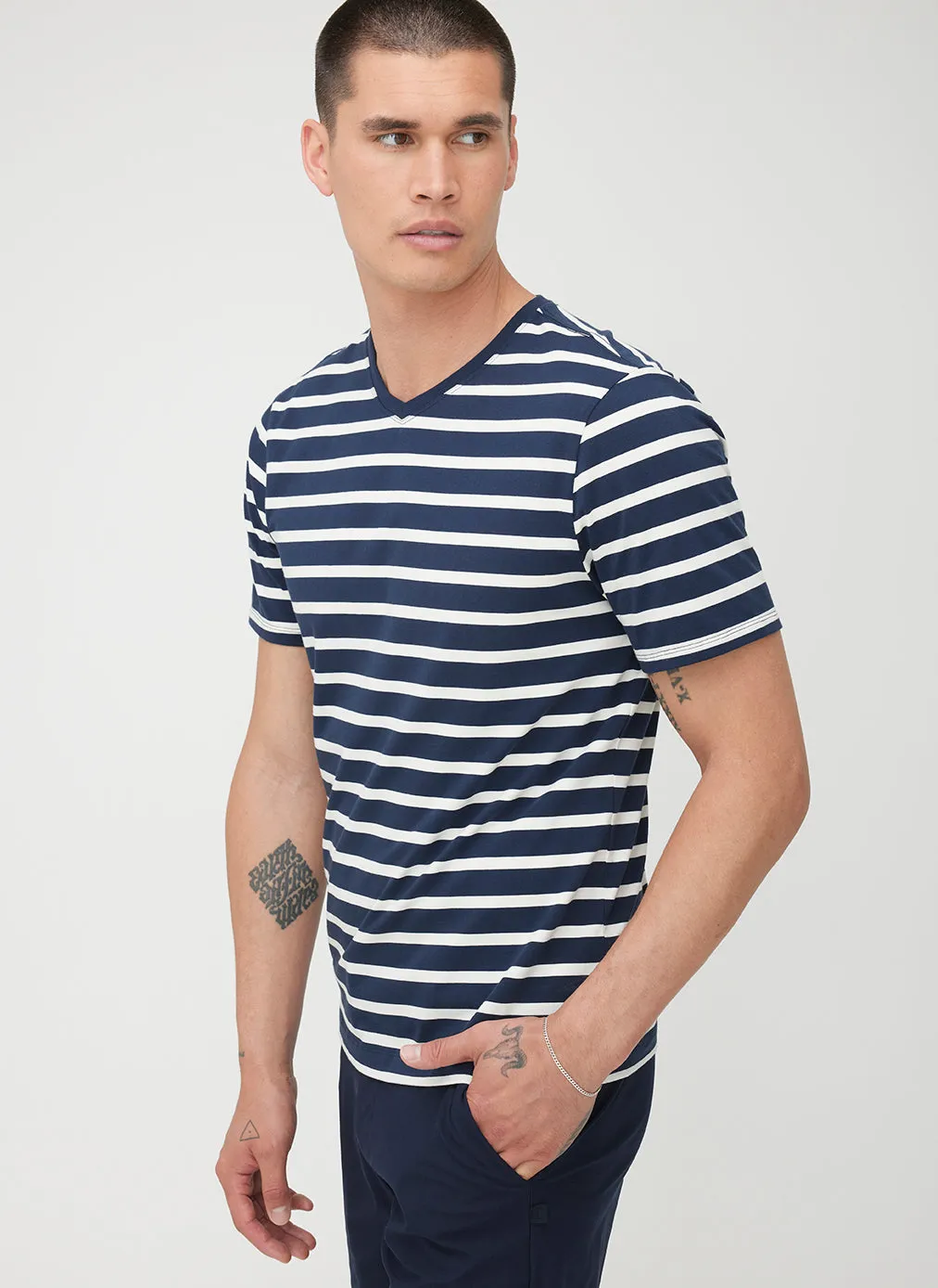 Stanton Short Sleeve V-Neck Tee