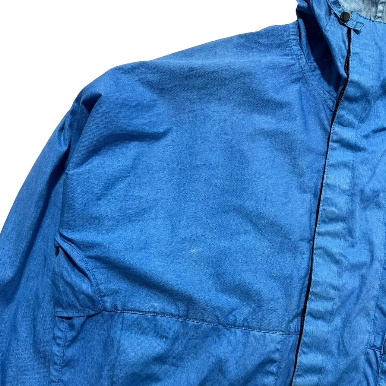 Stone Island Blue Single Pocket Canvas Jacket