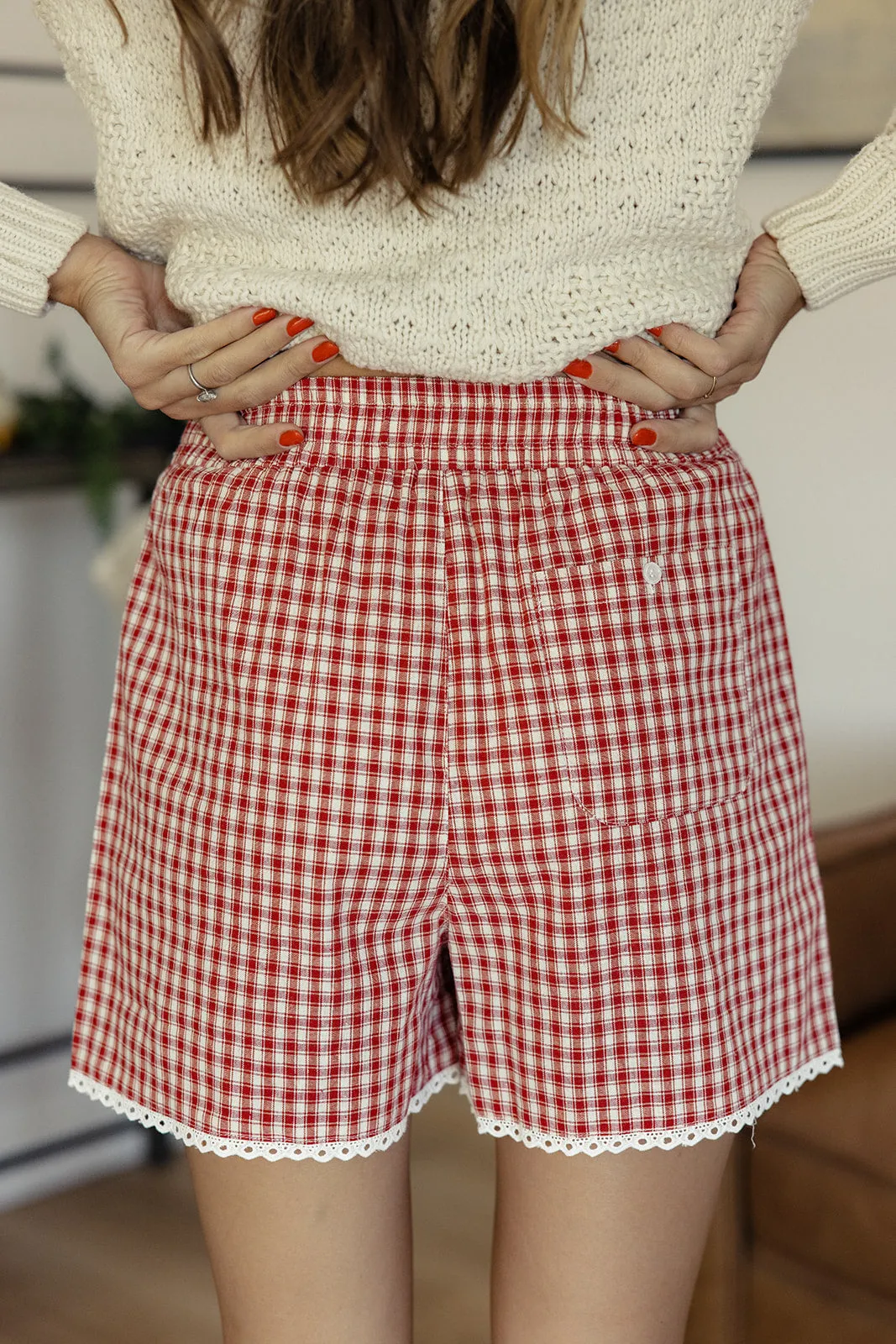 Tinsel Time Gingham Boxers