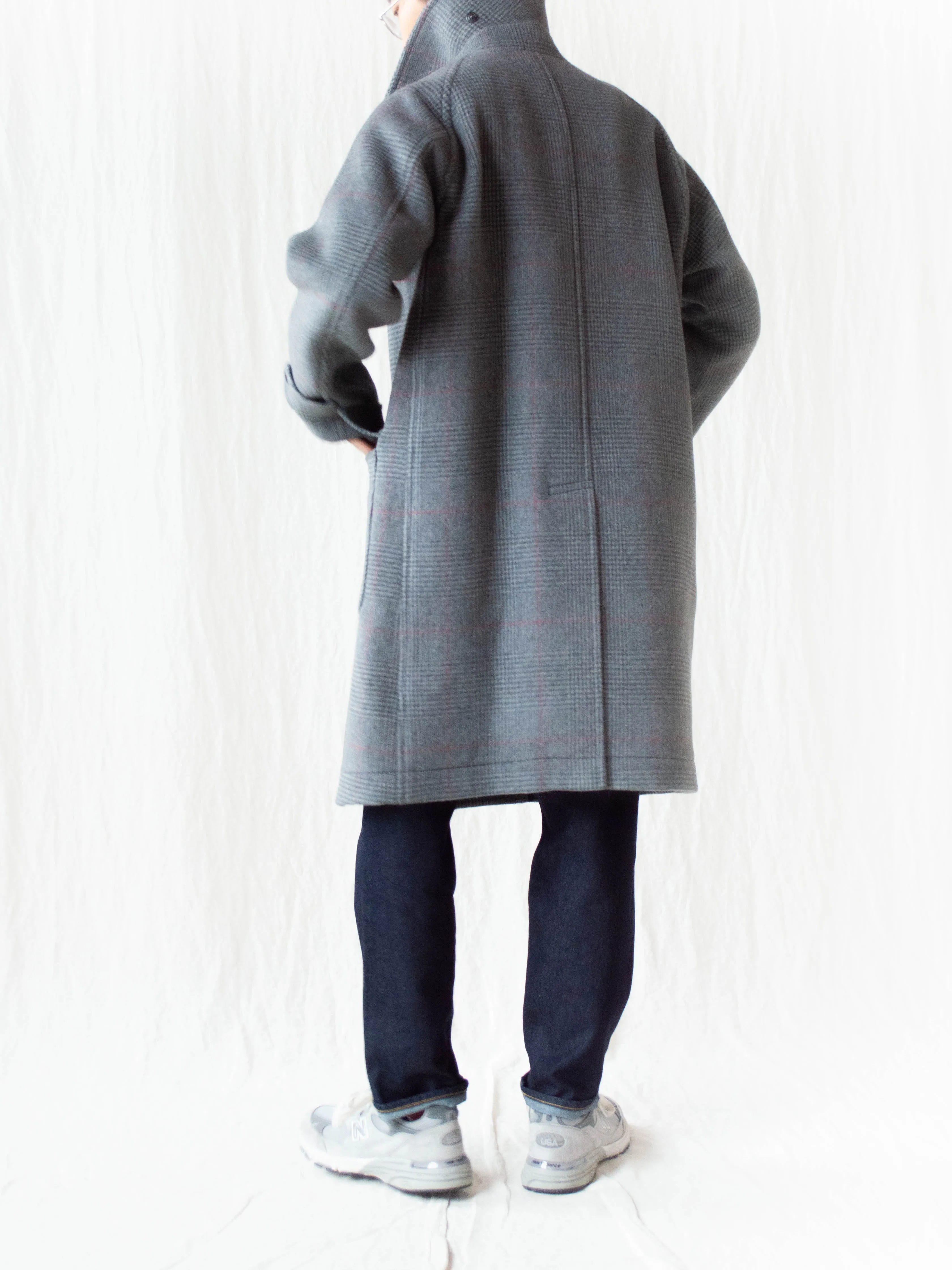 Traveller Coat - Gray Plaid