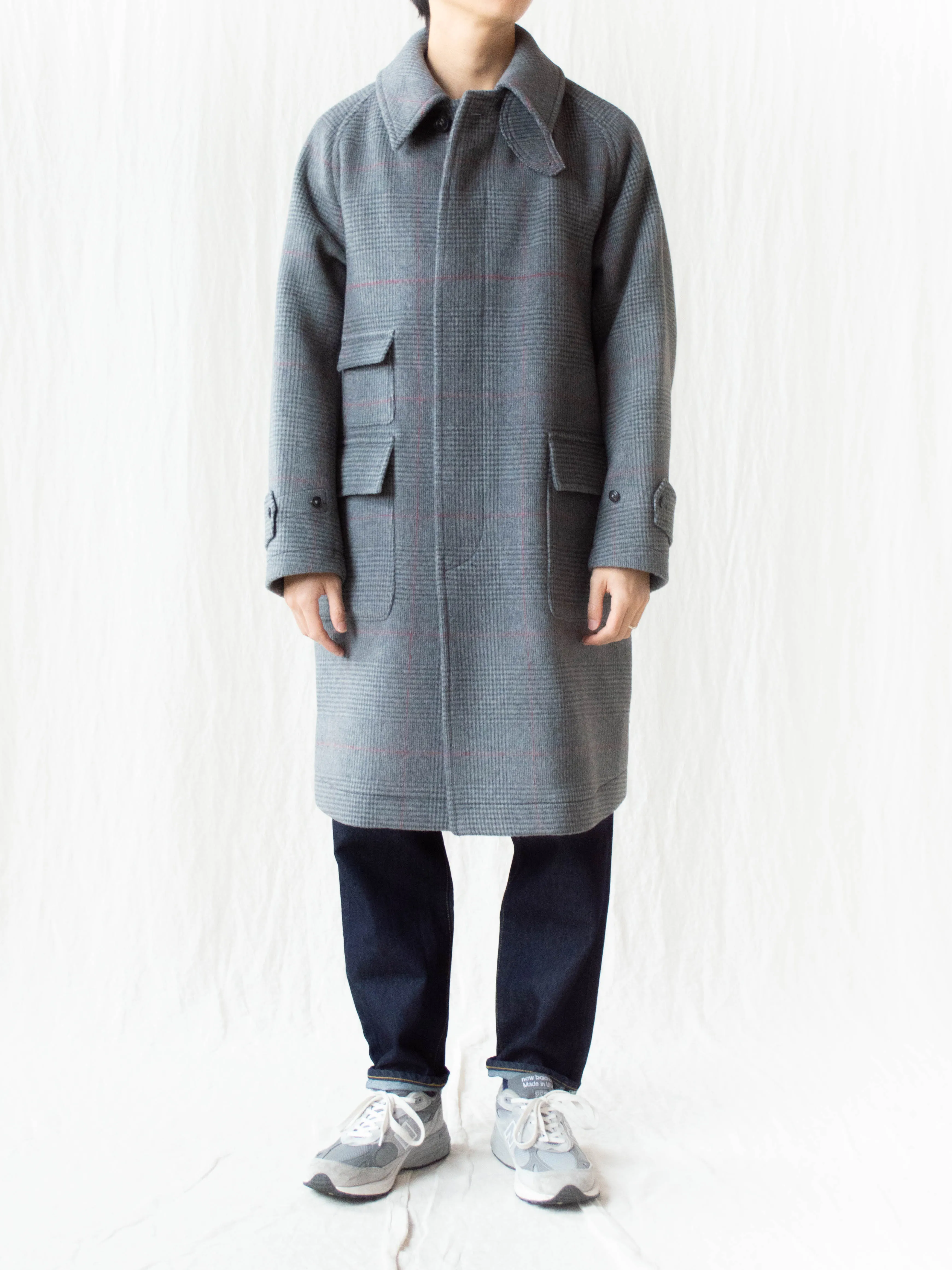 Traveller Coat - Gray Plaid