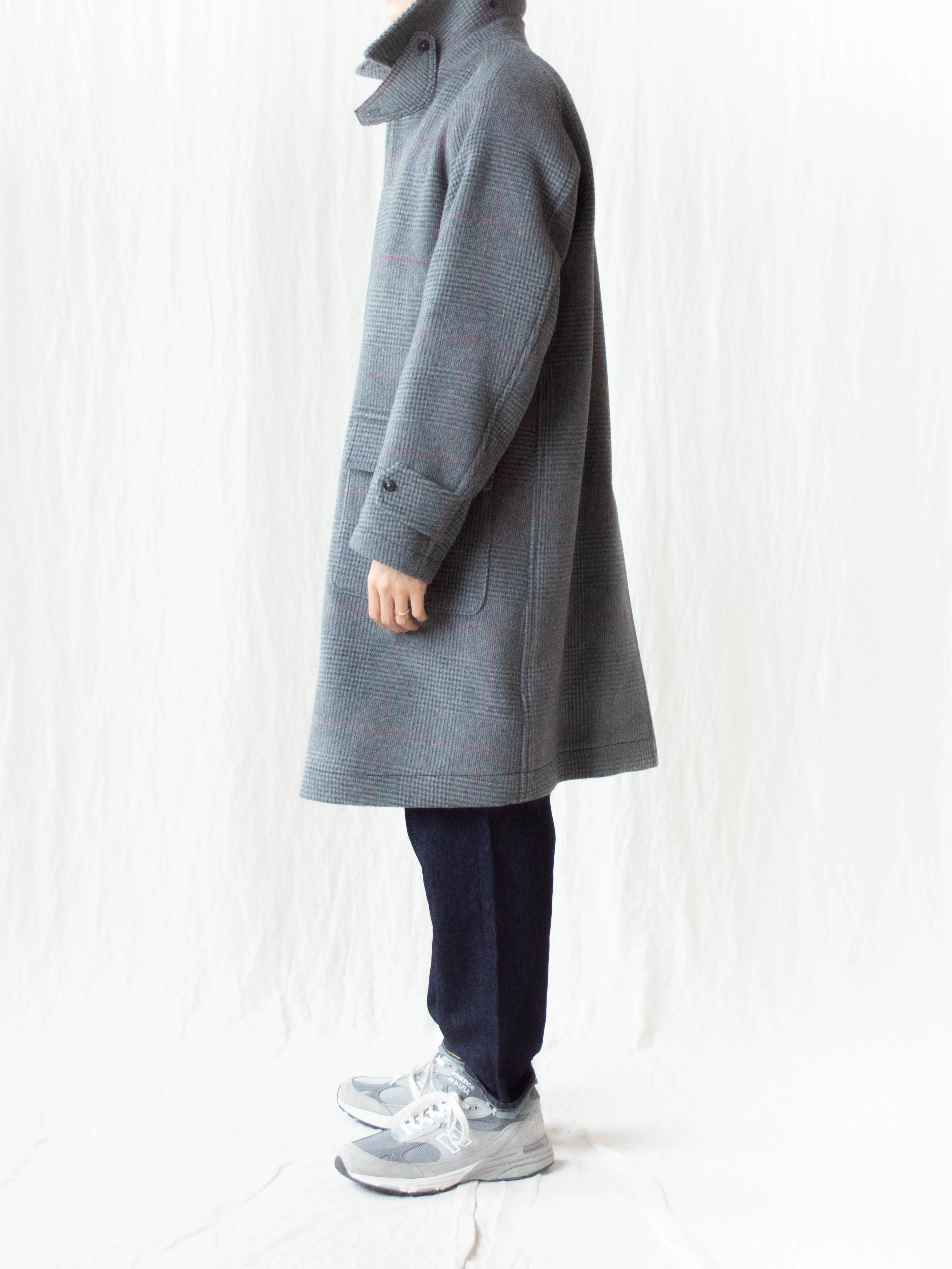 Traveller Coat - Gray Plaid