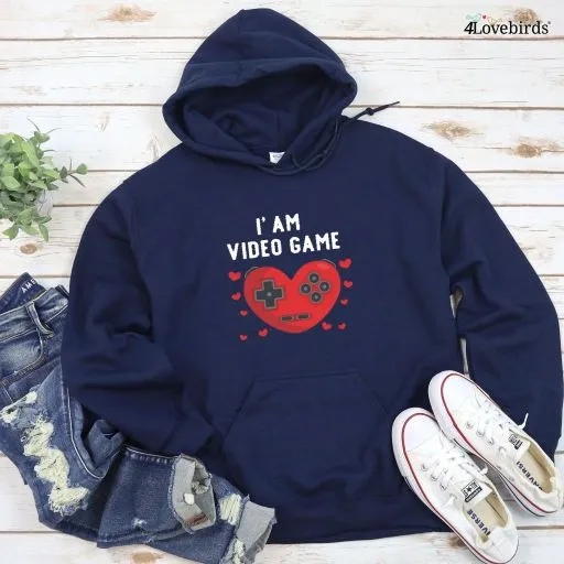 Valentine Video Game Lovers Matching Set - Couples Gaming Geek Gift Outfits