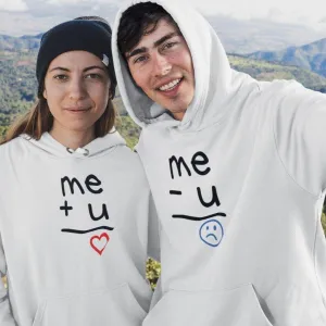 Valentine's Matching Set: Equation of Love Hoodie & Lovers T-shirt, Gift for Couples