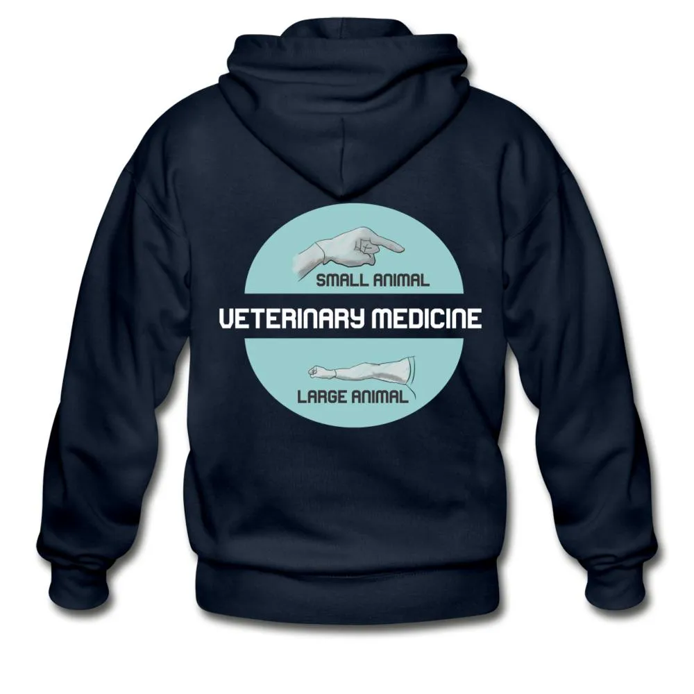 Veterinary Medicine - Small & Big animal Unisex Zip Hoodie