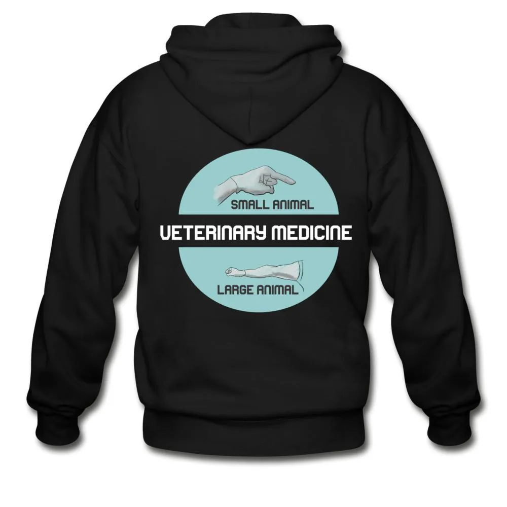 Veterinary Medicine - Small & Big animal Unisex Zip Hoodie