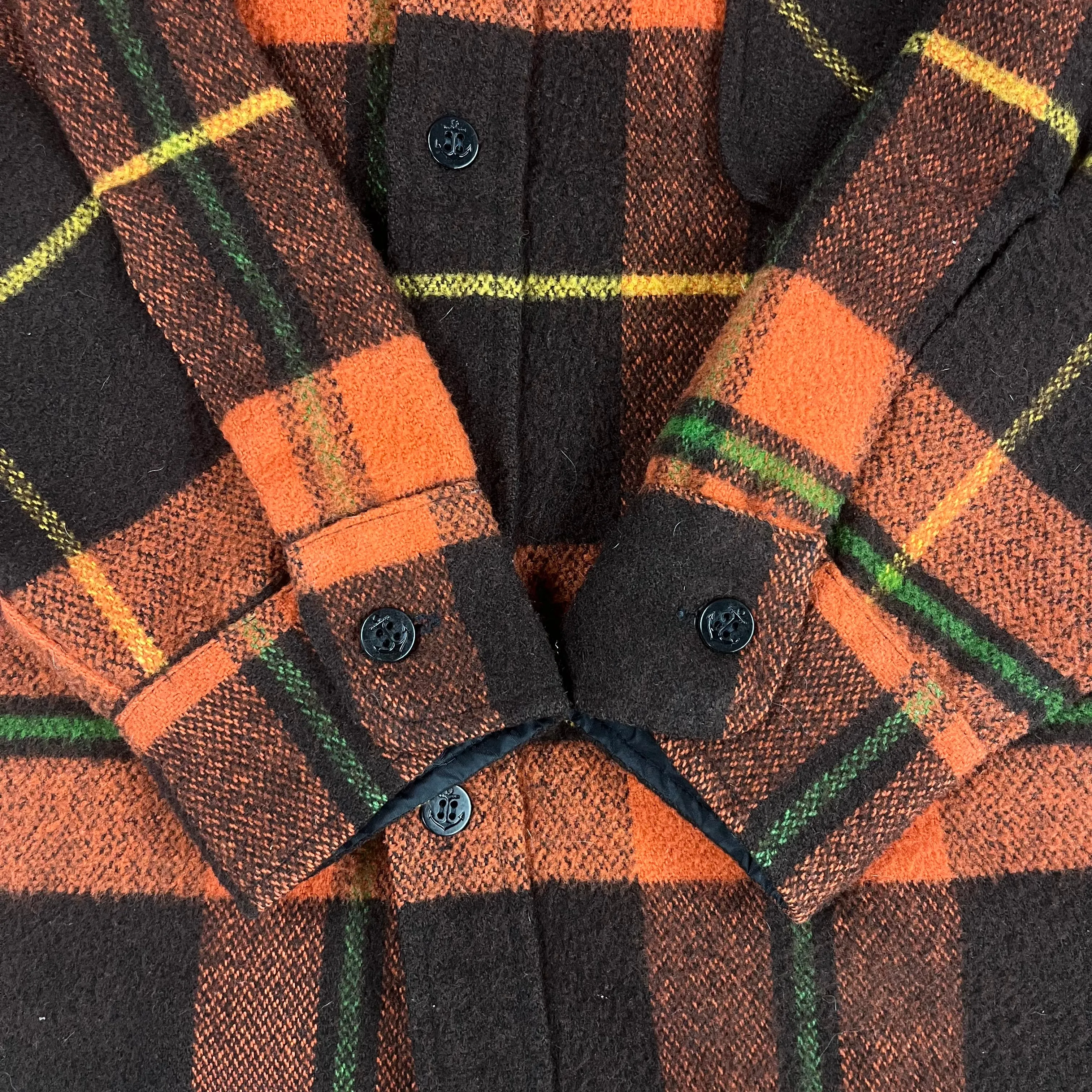 Vintage JC Penney "MG" Heavy Wool Flannel