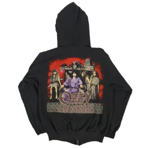 Vintage Ozzy Osbourne No Rest For The Wicked "Stage Crew" Zip-Up Hoodie