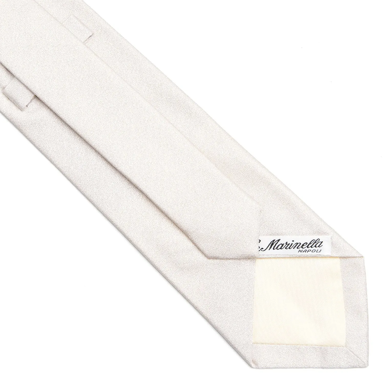 WHITE SARTORIAL JACQUARD SILK TIE